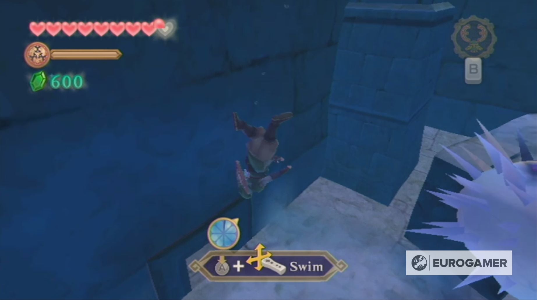 Zelda Skyward Sword Sacred water location How to find the sacred